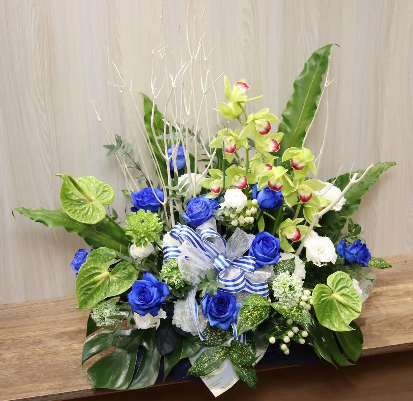 ふじみ野市の美容師さんからお客様の結婚式お祝いで贈られたお花...