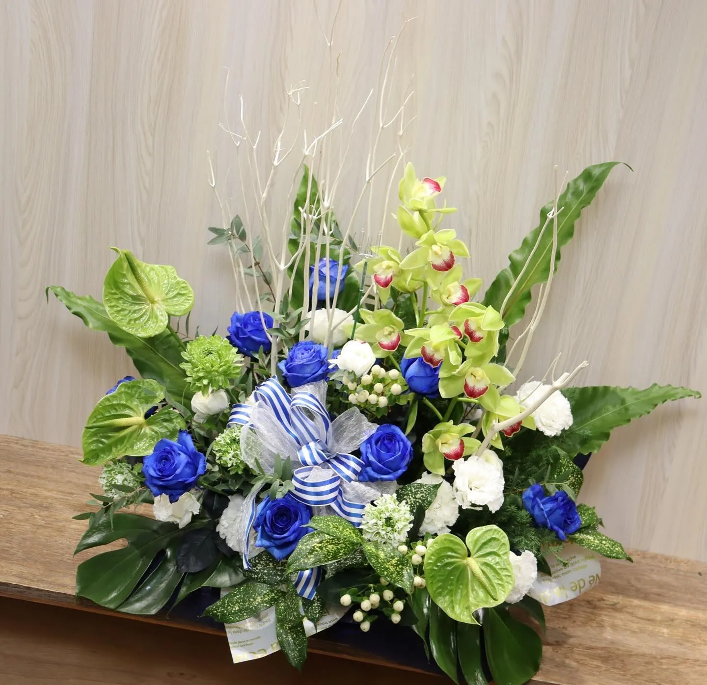 ふじみ野市の美容師さんからお客様の結婚式お祝いで贈られたお花...