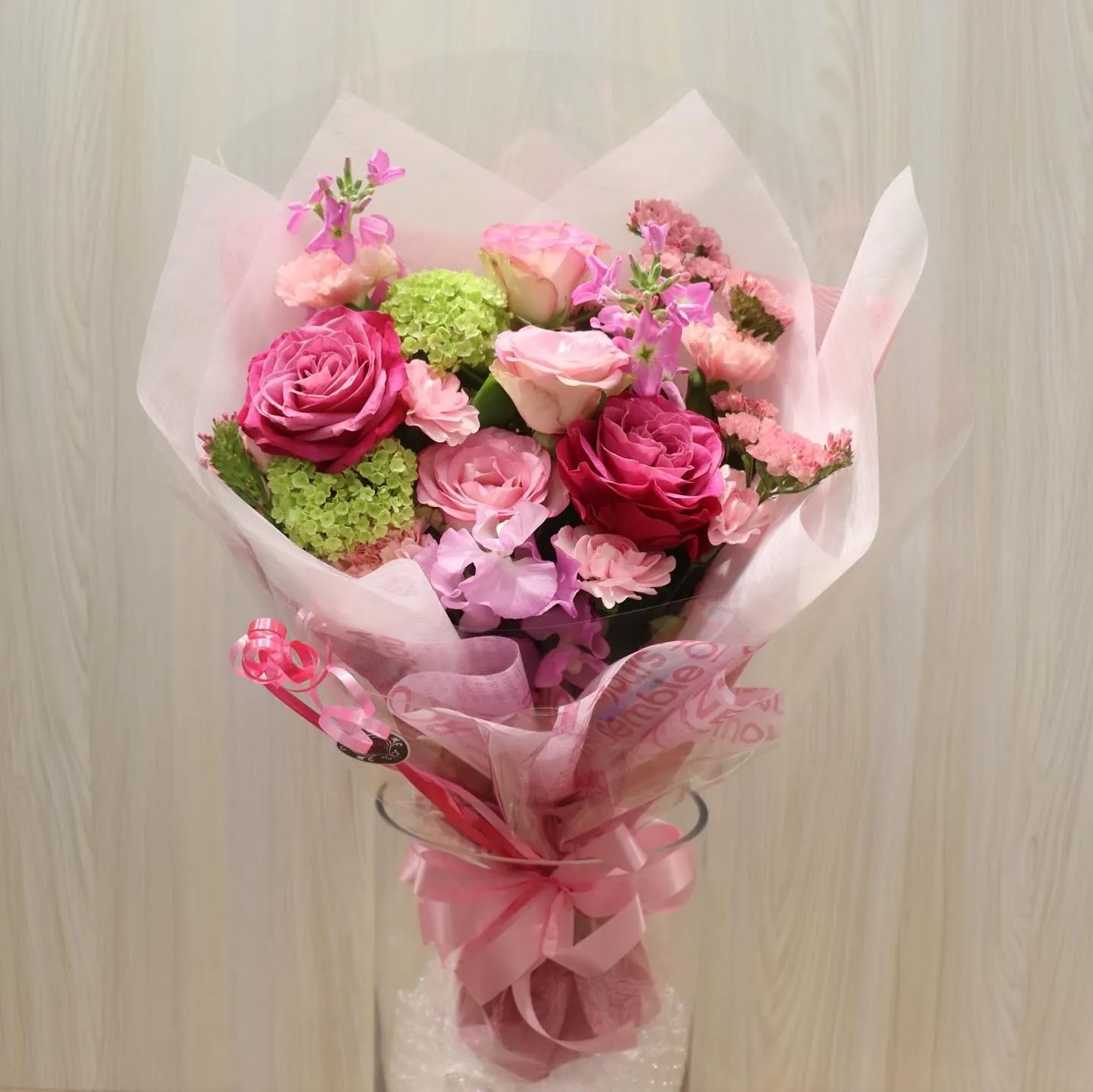 プレゼントに最適なフラワーショップ花のんの花束💐