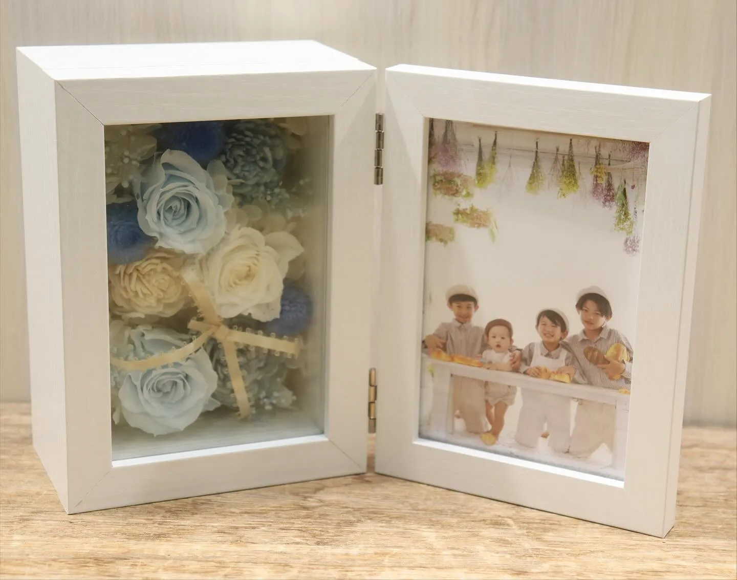 家族写真・ウエディングフォトにもお勧めなプリザーブドフラワー...