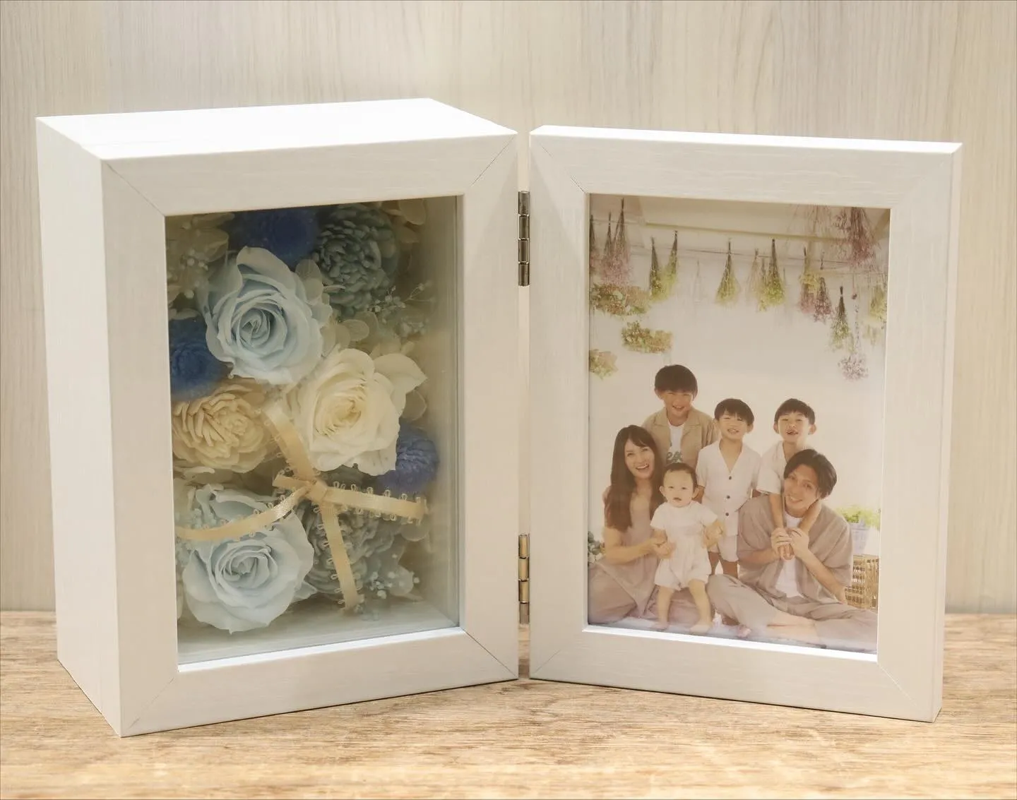 家族写真・ウエディングフォトにもお勧めなプリザーブドフラワー...