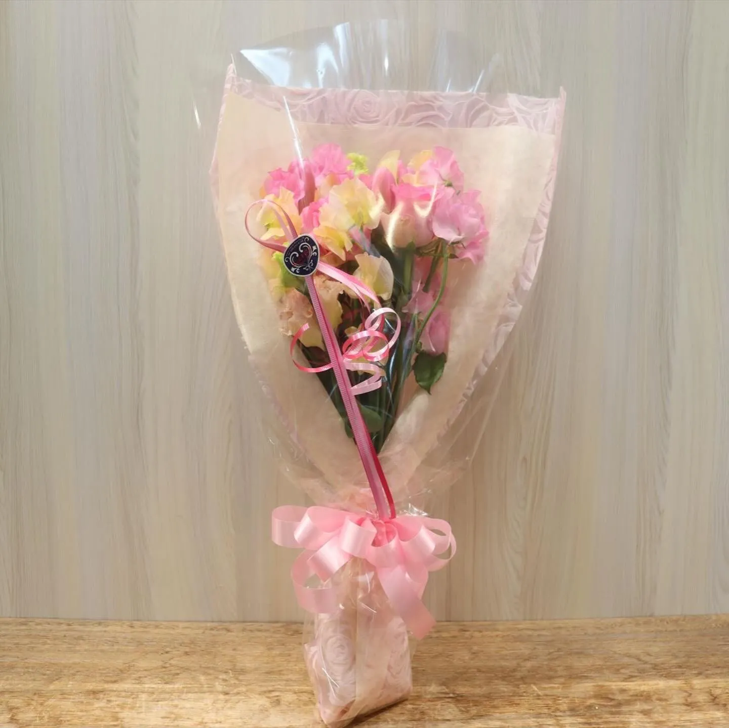 🌸春を束ねて…スイートピーだけの花束🌸