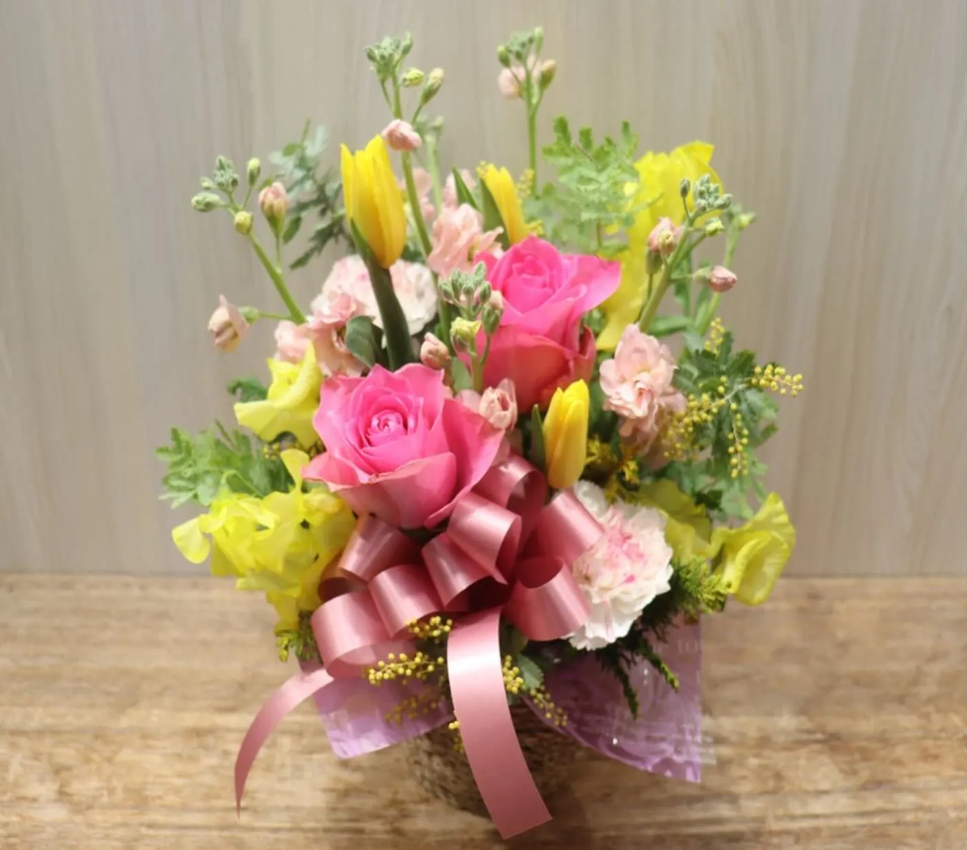 🌷春爛漫!チューリップやラナンキュラスの春色アレンジ🌷