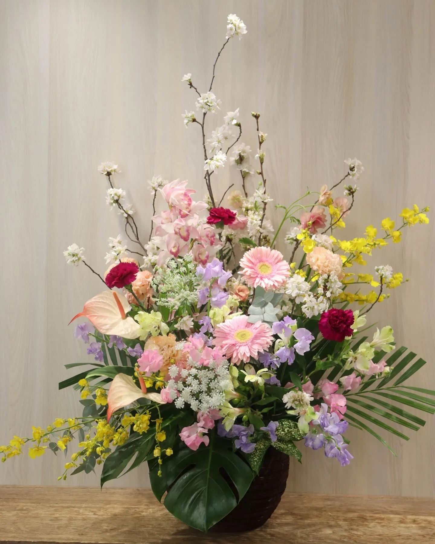 🌸式典を彩る『壇上花』🌸