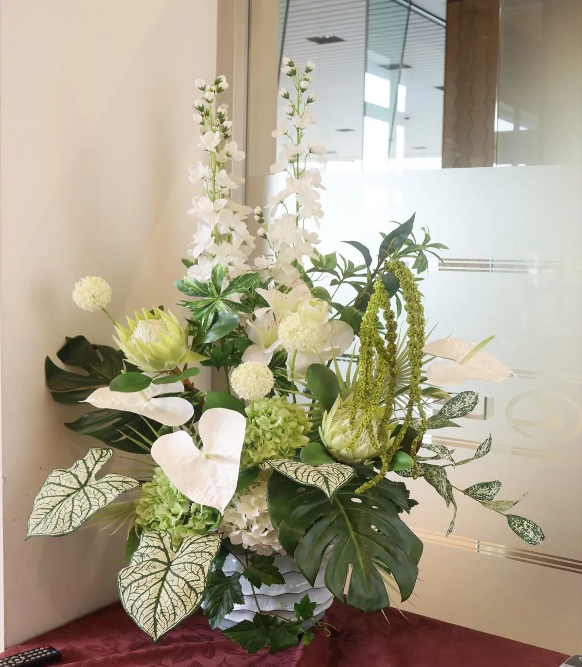 🌿レクサス川越店様へアーティフィシャルフラワー（造花）の夏ア...